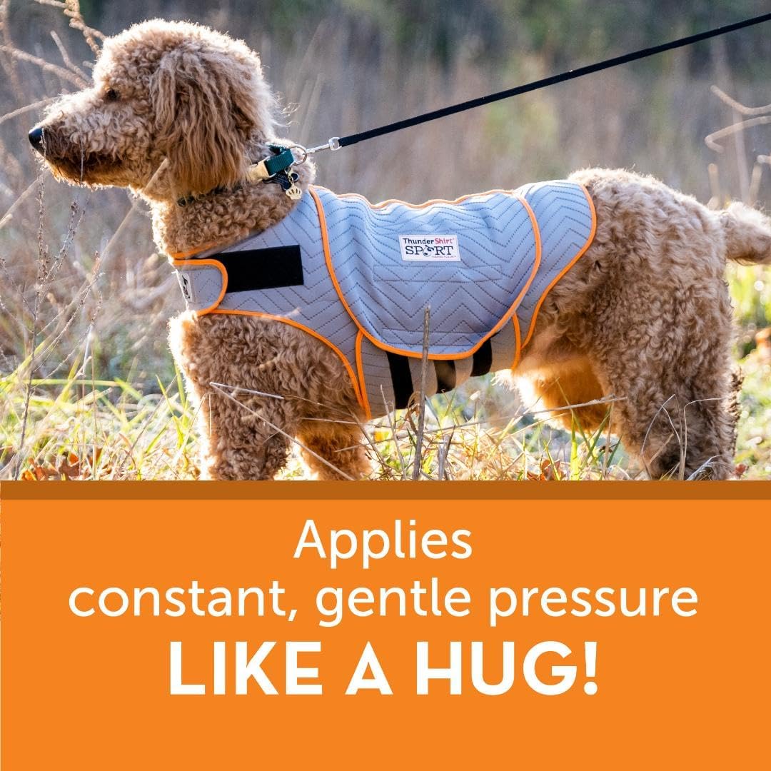 ThunderShirt for Dogs Calming Anxiety Vest, Platinum Sport - Medium / Platinum - image 4