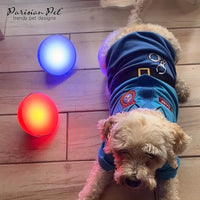 Parisian Pet Embroidered Dog Police Costume - Cop Costume for Dogs - 100% Cotton & Polyester - Blue, Medium Size
