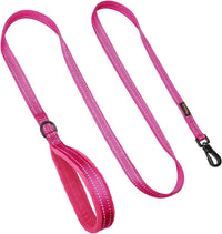 6FT Reflective Dog Leash for Small Medium Dogs, 5/8" Width - Hot Pink / 3/4''x 6 FT - image 3
