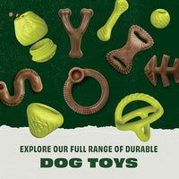 Benebone Natural Rubber Dog Bone Chew Toy, Natural Rubber