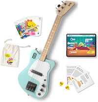 Loog Mini red 3-string electric guitar for kids with built-in amp - view 6