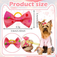 Small Dog Hair Bows with Rubber Bands for Small Medium Dogs – Essentials for Dogs - image 2