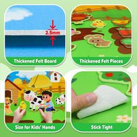 Dr.Rapeti 43x28 inch Felt Story Board Set - image 3