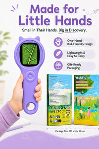 Kids Microscope, 500X Digital Magnifying Glass, Explore STEM Toy - Purple / 1 Pcs - image 4