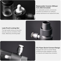 FZONE Aquarium Inline CO2 Diffuser, Fits 5/8" ID tubing – Essentials for Fish - Ø13mm – Fits 1/2" ID Tubing - image 4