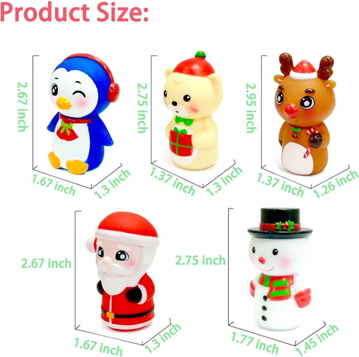 Finger Puppets for Kids, Tiny Hands Toys - Christmas A - image 2