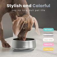 Pawaii Small Dog Bowl, 12 oz Stainless Steel Food and Water Bowl, 1 Pack – Essentials for Dogs - 34oz / Silver Polish - image 4