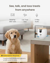 Furbo 360° Dog Camera [Core Features, No Ongoing Cost] – Essentials for Dogs - Subscription Required to Activate / Mini 360° Camera - image 2