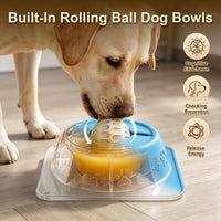 Slow Feeder Dog Bowl for Liquid Treats, Anti-Slip Lick Bowl - Light blue - image 2