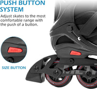 METROLLER Adult Inline Skates for Men Women Teens – Fun for Kids & Family - Red / Large-Youth & Adult (4-7 Kids Men/5-8Women) - image 4