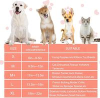 Inflatable Dog Cone Collar with Enhanced Anti-Licking, Soft Neck Donut for Dogs Cats, Recovery Pet Cone Collar After Surgery for Large Medium Small Dogs… (Donut Pink, Small)