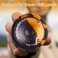 C130 YoYo Professional Responsive Yo yo Bearing for Kids Beginner - Black Gold yoyo - image 3