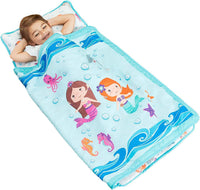 EVERYDAY KIDS Born to Dance Ballerina toddler nap mat with removable pillow and attached blanket - view 9