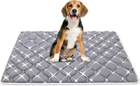 Bubble bear Dog Crate Mat, Ultra Soft - Gray / 36.0"L x 23.0"W