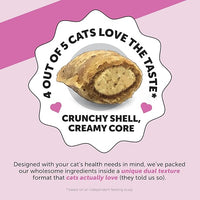 Cat Multivitamin Chews - Cat Treats for Health + Immune, Joint Support, Skin & Coat, and Digestion - Omega 3s, Lysine & Probiotics for Cats, Vitamins for Cats - Chicken (90-Day Supply)