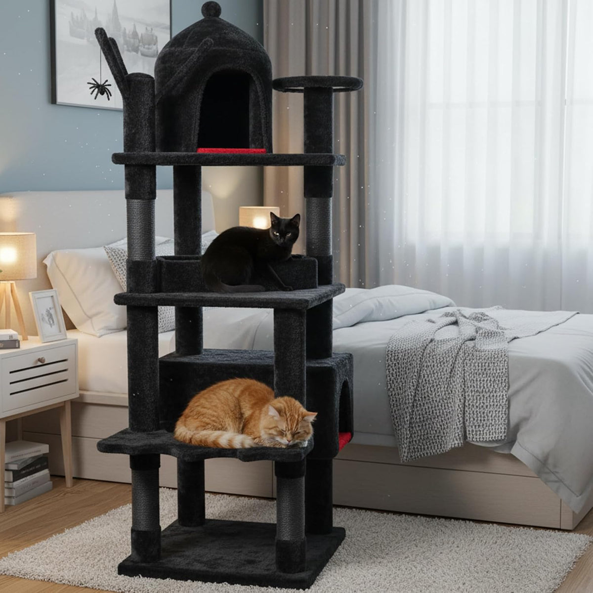 Halloween Heavy Duty Cat Tree Tower - image 3
