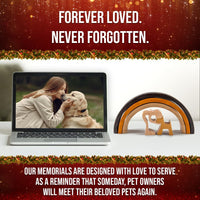Rainbow Bridge Cat Memorial Gifts - Dog and Woman - image 2