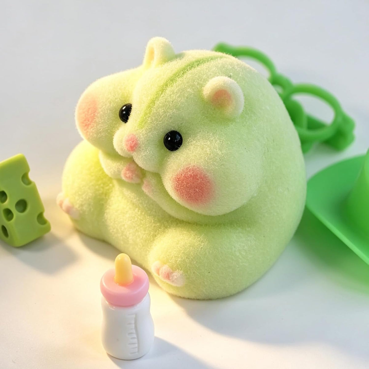 Handmade Hamster Squishy Toy - Green - image 4