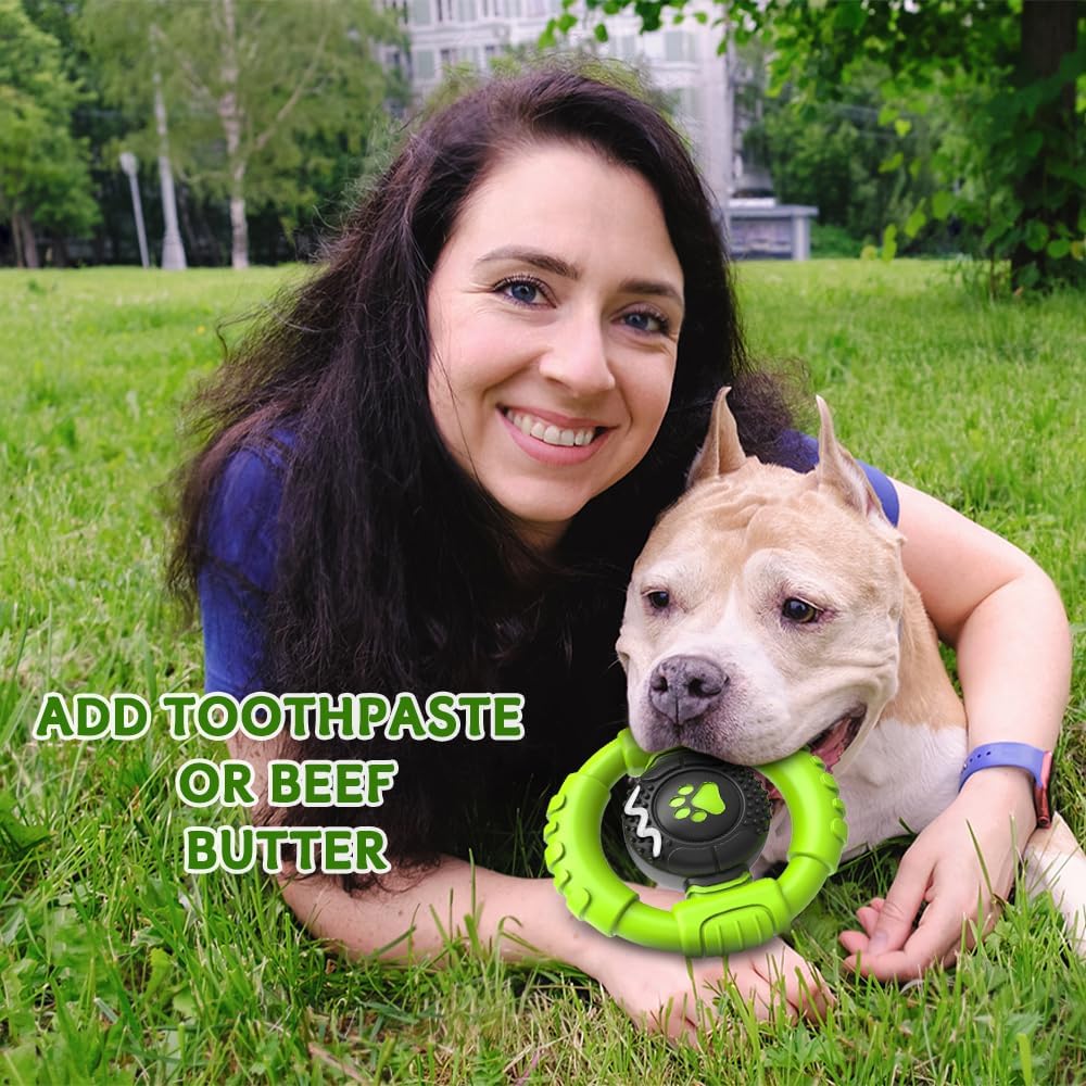 Dog Toys for Aggressive Chewers Large Medium Small Breed - Grass Green / Medium - image 3