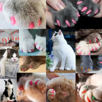 VICTHY 140pcs Cat Nail Caps - Medium - image 2