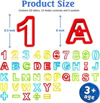 Assorted Designs Dough Extruders Set, Set of 10 - 41 Alphabet & Numbers Dough Cutter Kit - image 2