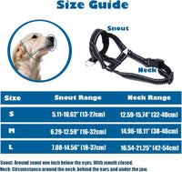 Dog Head Collar, Head Collar with Reflective Strap to Stop Pulling for Small Medium and Large Dogs - M / Orange - image 2