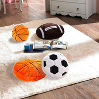 14" Volleyball Plush Pillow Soft Throw Toy for Kids Room Decoration – Fun for Kids & Family - Rugby / 18" - image 4