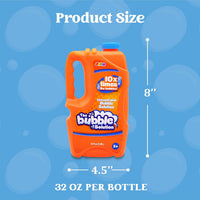 JOYIN 2 Bottles Bubbles Refill Solutions 64 oz - Orange+blue / 64 Ounce - image 4