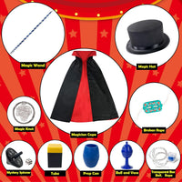 Heyzeibo magic kit for kids with beginner magician props and picture instruction manual - view 4