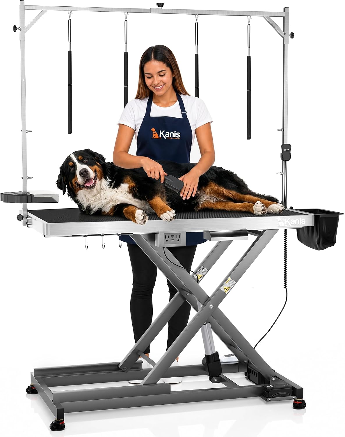 Professional Electric Dog Grooming Table, Heavy Duty - GREY / 49"