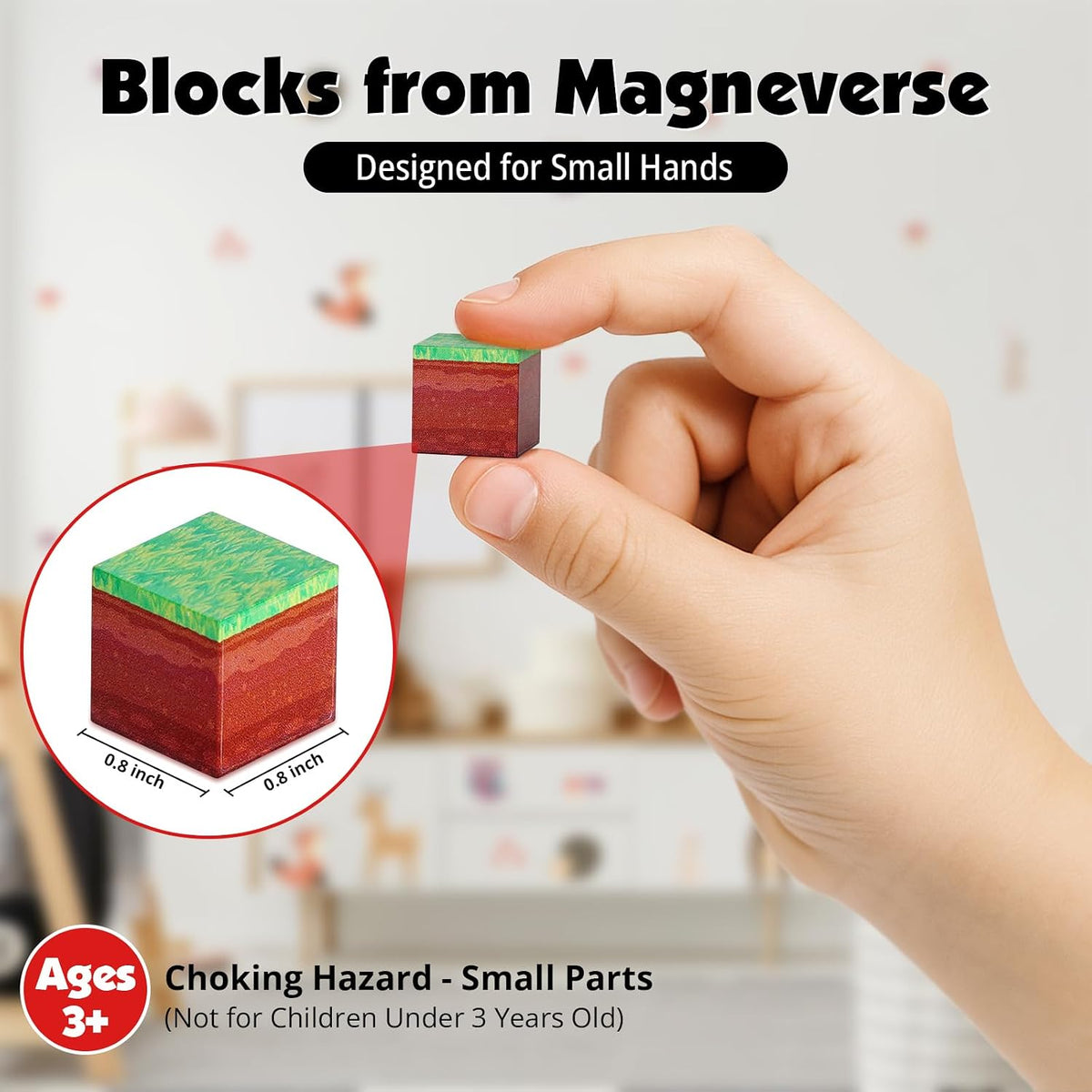 200 pcs Magnetic Blocks, Building Toys Gifts for Kids Age 3+ - Portal - 100 pcs - image 3