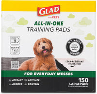 Glad for Pets, Activated Carbon Disposable, Dog Pee Pads - Large / 150.0