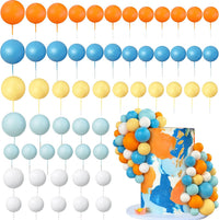 RASSLISA ball cake toppers, 56 plastic pearl balls in three sizes for cake decorating - view 5