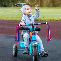 Bike Streamers Bike Tassels for Kids 1 Pair - Red White and Blue - image 4