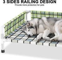 Elevated Dog Bed with with Guardrail - 34'' x 26'' x 12'' - image 2