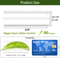 Small Acrylic Betta Hammock Tunnel, Betta Fish Tank Accessories – Essentials for Fish - L Size — 5.9" × 1.96" OD - image 2