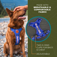 Wilderdog Lightweight Dog Harness with Reflective Straps - Lunar / Large - image 3