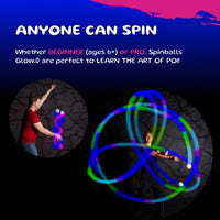 SPIN BALLS Glow.0 LED Poi - LED Poi Set - image 4