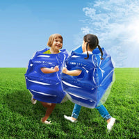 SUNSHINE-MALL 2 pc Sumo Balls for Kids, Bubble Bounce Ball - blue+blue - image 4