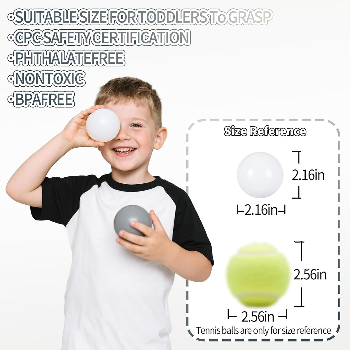 GUESVOT ball pit balls, 100 crush proof plastic balls with reusable storage bag - view 22