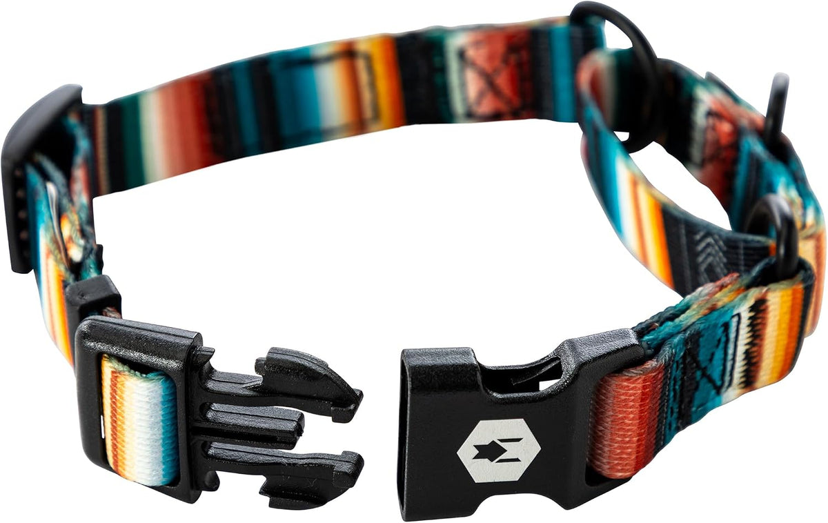 Wolfgang Heavy Duty Martingale Dog Collar with Quick Release Nylon - LostArt Print / Small (5/8 Inch x 10-12 Inch) - image 3