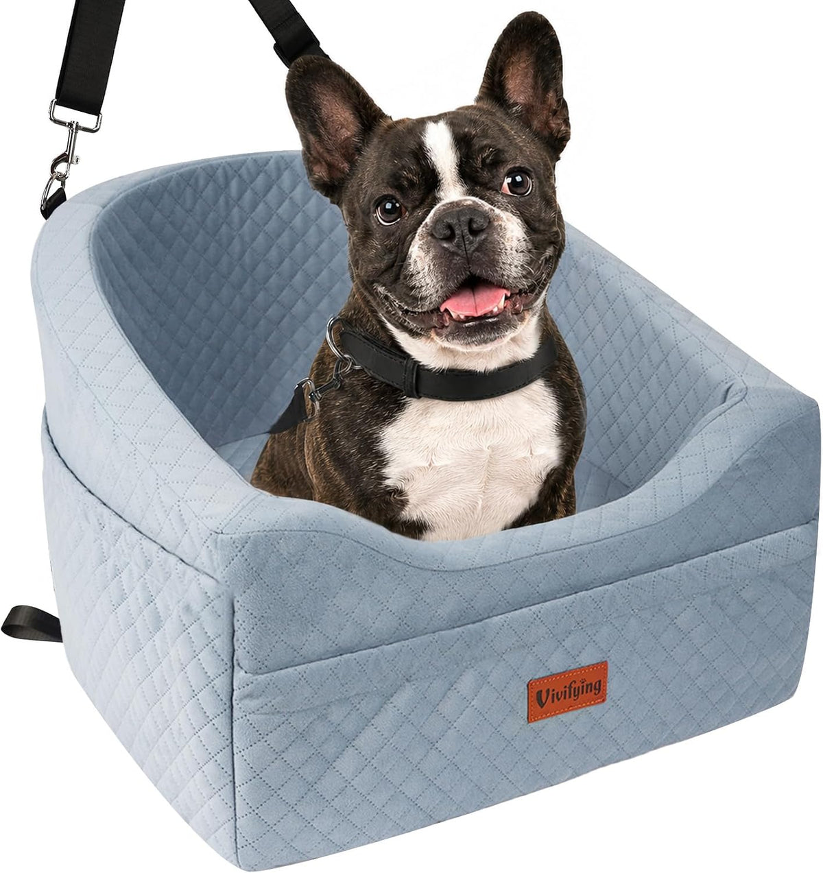 Vivifying Dog Car Seat for Small Dogs - Gray