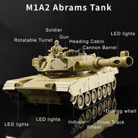 RC Tank, US M1A2 Abrams Remote Control Military Toy, 1:28 Scale – Fun for Kids & Family - image 2
