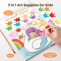 Jar Melo Paint with Water Books for Toddlers, Animals – Fun for Kids & Family - Princess - image 2