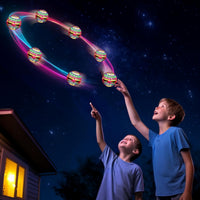 Ivtivfu Flying Orb Ball with Dazzling Lights - Red - image 3