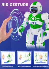 Robot Toys for Kids, Rechargeable Remote & Gesture Control Robots – Fun for Kids & Family - Green - image 3