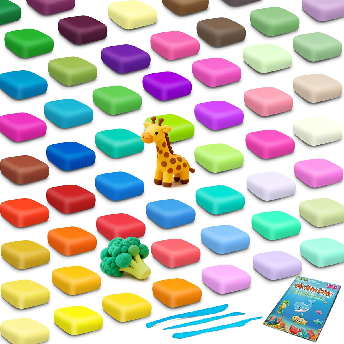 YOPINSAND air dry clay kit in 170 colors with modeling tools - view 7