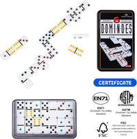 Offelec Double Six Dominoes Set - Double 6 Colored Dot Dominoes - image 3