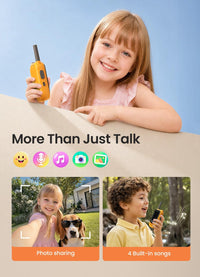 FOREDOM video walkie talkies for kids with HD screens, 2-pack - view 6
