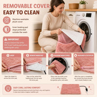 Pet Heating Pad for Cats with Normally Open Function - Pink Plush / 32.0"L x 20.0"W - image 4